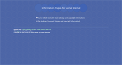 Desktop Screenshot of info.deimel.org